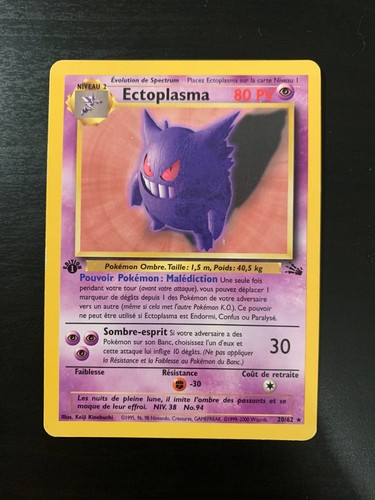 Carte pokémon ectoplasma - carte,