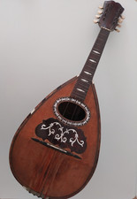 Mandoline ancienne Stridente Napoli – Fabbrica di Mandolini – Italie XIXe/XXe