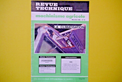 Revue technique machinisme - revue,