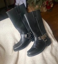 Bottes moto cuir - bottes,