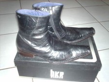 Bottines BUNKER cuir noir