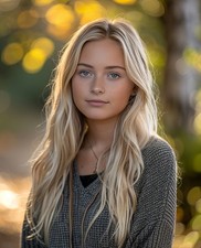 8x10 Elegant Female Portrait