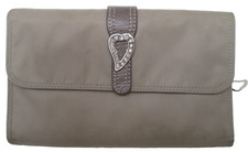 -  LANCASTER compagnon portefeuille/porte-monnaie authentique toile TBEG vintage