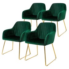 Lot de 4 chaises de salle à