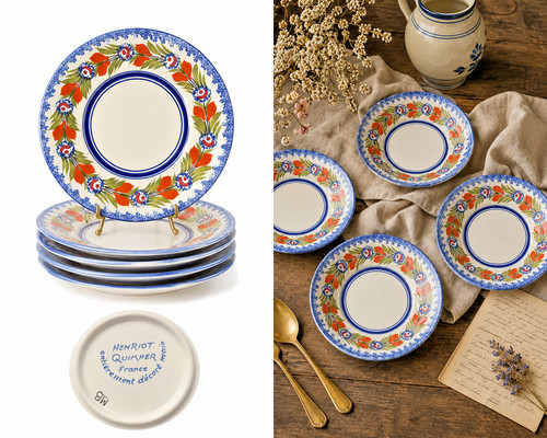 Lot assiettes faïence - lot,