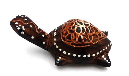 Magnet aimant tortue bois - tortue,