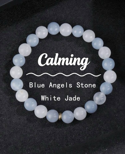 Bracelet jade blanc - bracelet, &