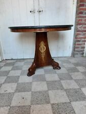 grand guéridon ancien époque empire en acajou XIXème siècle