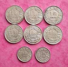 Lot pièces de monnaies Suisse