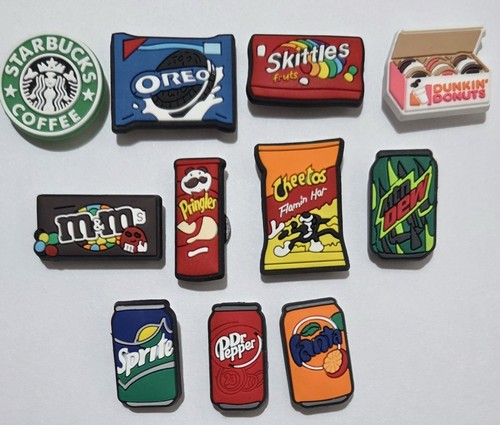 Food charms for crocs - 11,
