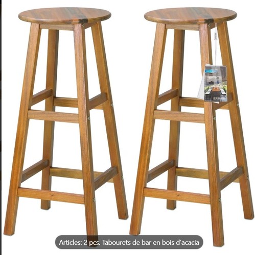 Tabouret bar lot 2 - -,