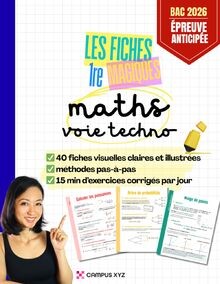 Fiches magiques 1re techno - fiches,