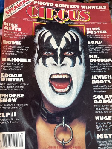 Circus magazine décembre - magazine, 1977
