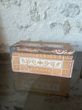 Boite ancienne tole et papier LU - Nantes  - Gaufrettes Vanille
