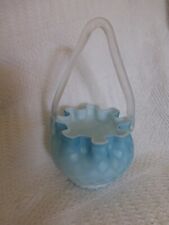 ANCIEN PANIER CORBEILLE BLEU