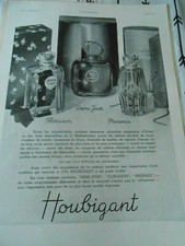Publicité advertising 1937  Parfum Houbigant Floraison Demi jour Présence