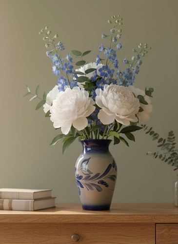 Vase grès alsace tourné - en,