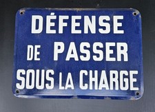 Ancienne Plaque Émaillée