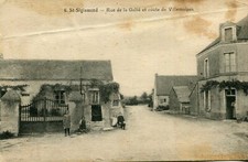 Carte SAINT SIGISMOND Rue de la Gaîté et route de Villemoisan