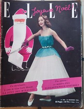 ANCIEN MAGAZINE REVUE "ELLE" NUMÉRO 369 DÉCEMBRE 1952 MODE 