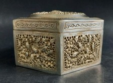 Ancienne Boite Argent Chinoise