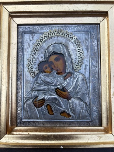 Icone russe vierge - vierge, À