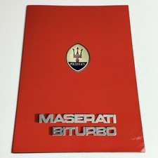 MASERATI BITURBO / 8p brochure
