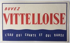 Buvard publicitaire ancien Vittelloise
