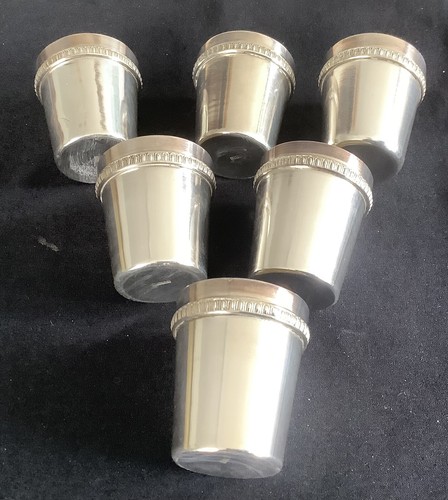 Gobelets métal argenté - gobelets,