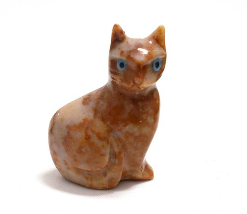 Chat stéatite miniature de - stéatite,