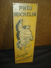 RARISSIME TOLE GAUFFREE PNEU