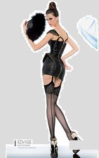 BAS VOILE COUTURE FANTAISIE & GLAMOUR POUR PORTE JARRETTELLE T4