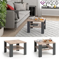 Table basse table de salon table de canapé Homer Anthracite Sable Vicco