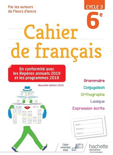 Cahier français cycle - français, /
