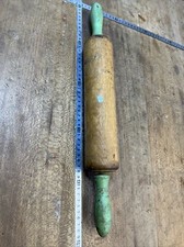 n° 3 OUTIL ANCIEN De Cuisine , Rouleau  En Bois à pâtisserie.￼ Tarte