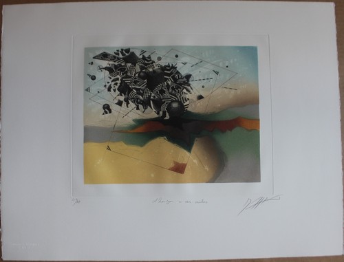 Georges dussau gravure signée - dussau,