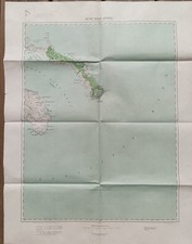 circa 1910 CARTE ÉTAT-MAJOR