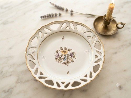 Assiette faïence moustiers - faïence,