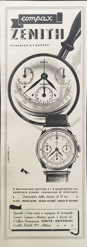 Zenith compax chronographe - zenith,