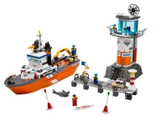 LEGO CITY 7739 - COAST GUARD PATROL - COMPLETE WITH INSTRUCTIONS (NO BOX)