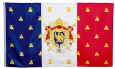 Drapeau NAPOLEON III SECOND EMPIRE/150cm sur 90cm