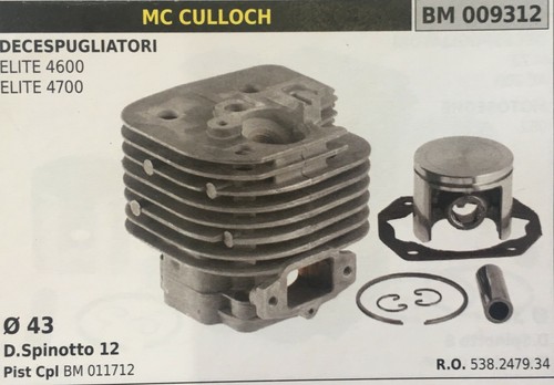 Cylindre complet piston - piston, et