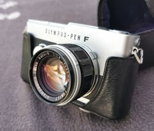 olympus pen F avec Objectif Zuiko 1,4/40mm, sac cuir olympus