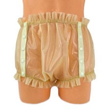 Culotte en latex avec boutons (4XL)