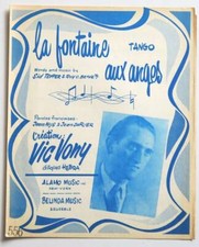 Partition vintage sheet music