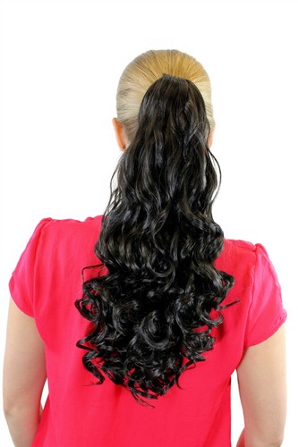 Postiche tresse brun foncé - brun,