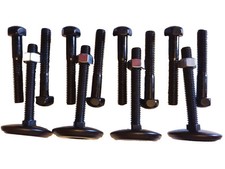 FLIPPER-lot de 8 vis noiret 4