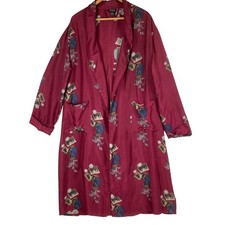 VTG Volare 100% Silk Long Robe