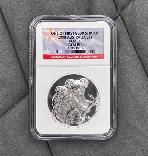 2008 australia koala silver - 2008,