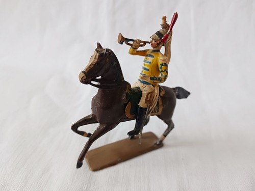 Trompette cheval cavalier - a,